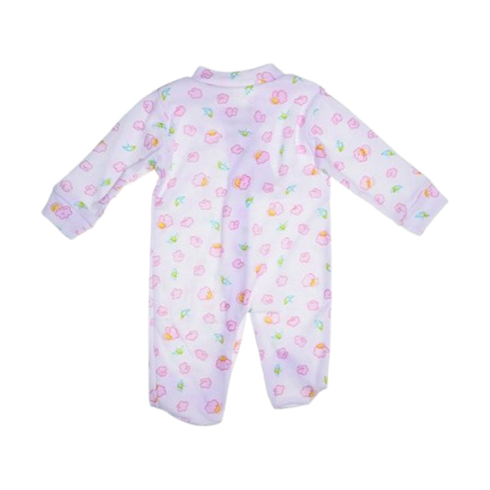 Salopeta, cu maneca lunga, pentru fete, Mini Junior 1109A, Alb [3]