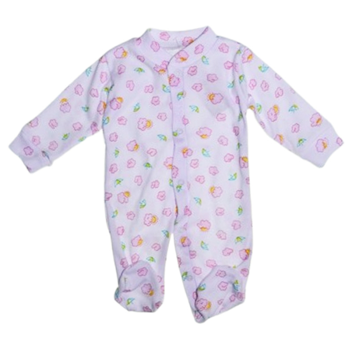 Salopeta, cu maneca lunga, pentru fete, Mini Junior 1109A, Alb [1]