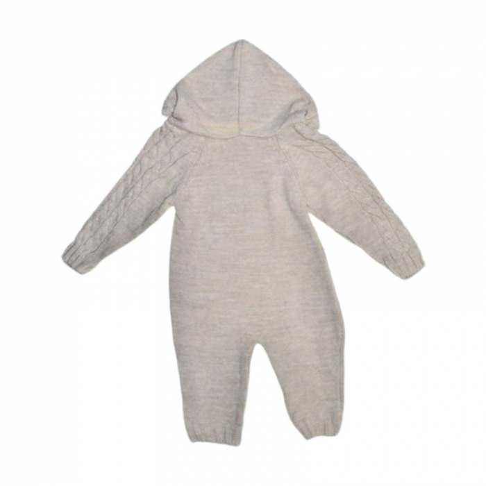 Salopeta cu maneca lunga, pentru fete, Mini Junior 1129C-74, Crem [3]