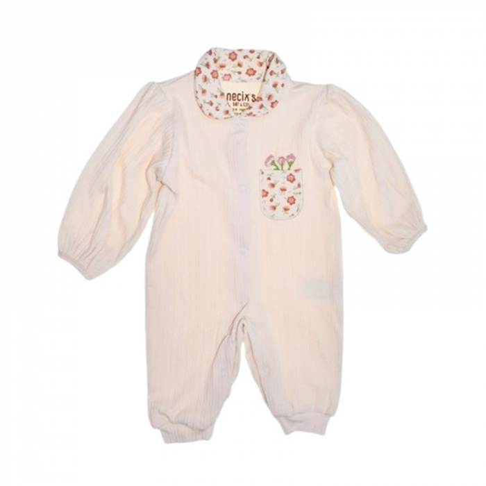 Salopeta cu maneca lunga, pentru fete, Mini Junior 243380C, Crem [1]