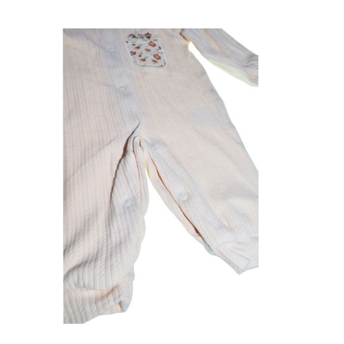 Salopeta cu maneca lunga, pentru fete, Mini Junior 243380C, Crem [3]