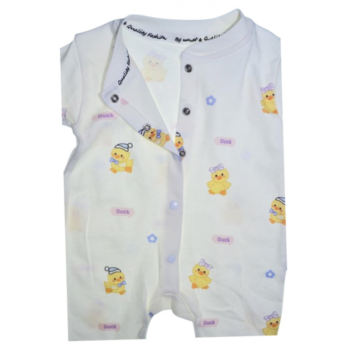 Salopeta cu maneca lunga, pentru fete, Mini Junior 9121A, Alb [2]