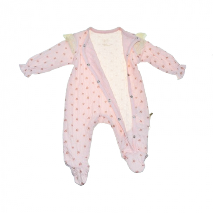 Salopeta cu maneca lunga pentru fete Mini Junior SALMJ-10, Roz [3]