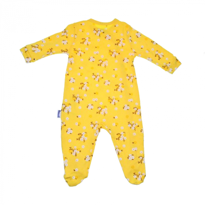 Salopeta cu maneca lunga pentru fete Mini Junior SALMJ-12, Galben [3]