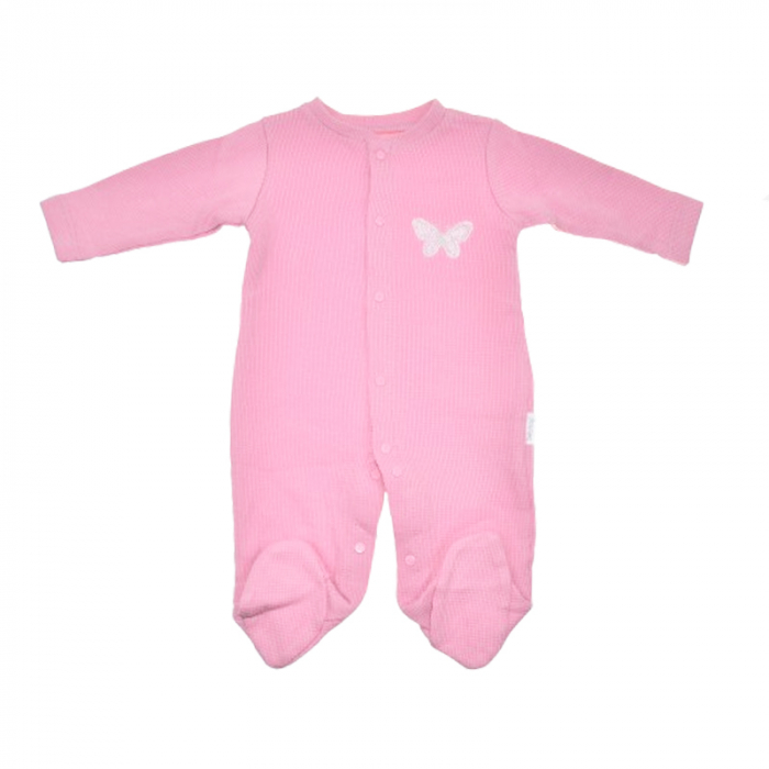 Salopeta cu maneca lunga pentru fete Mini Junior SALMJ-15, Roz [1]