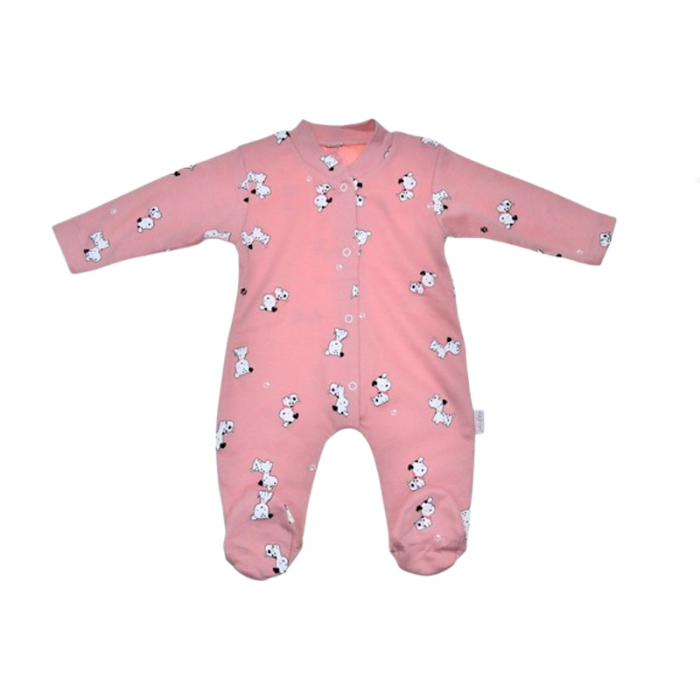 Salopeta cu maneca lunga pentru fete Mini Junior SALMJ-21, Roz [1]