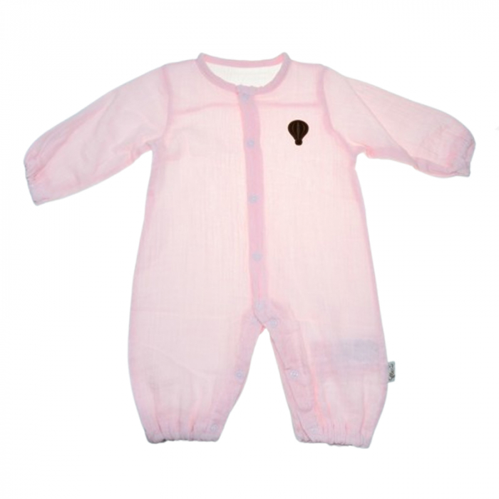 Salopeta cu maneca lunga pentru fete Mini Junior SALMJ-37, Roz [1]