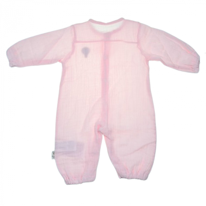 Salopeta cu maneca lunga pentru fete Mini Junior SALMJ-37, Roz [3]