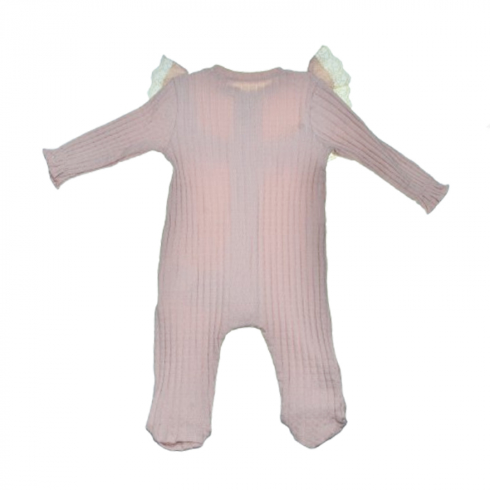 Salopeta cu maneca lunga pentru fete Mini Junior SALMJ-9, Roz [4]