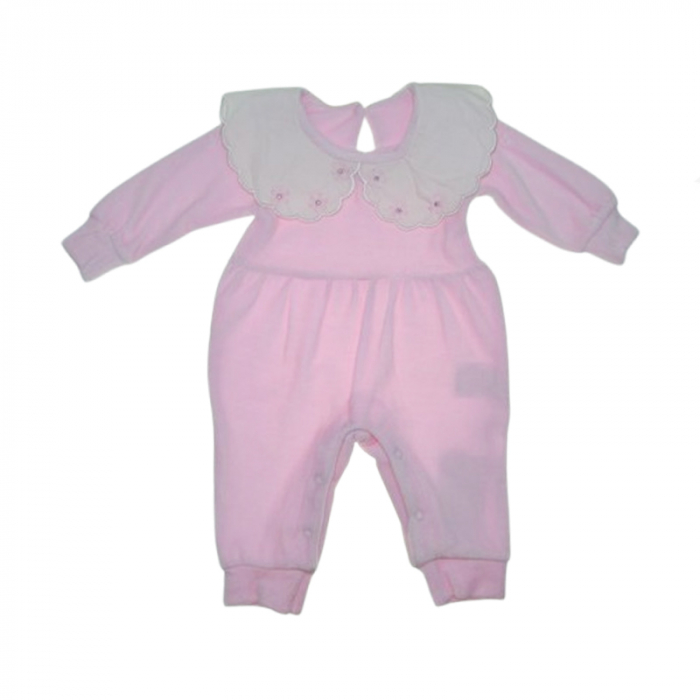 Salopeta cu maneca lunga pentru fete Mini Junior SLP-3901R, Roz [1]
