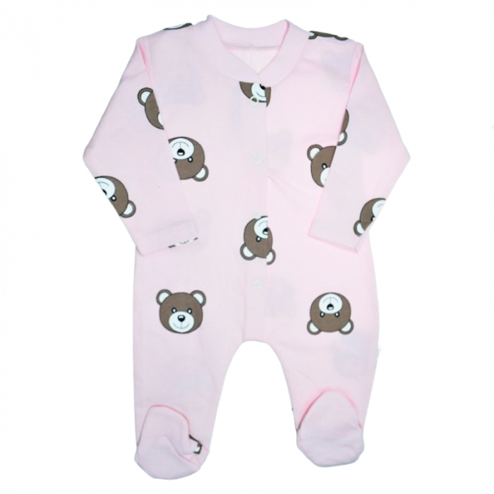 Salopeta cu maneca lunga pentru fete Mini Junior SLP-MJ23, Roz [1]