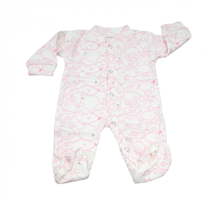 Salopeta cu maneca lunga pentru copii Mini Junior SLPP-6, Roz [1]
