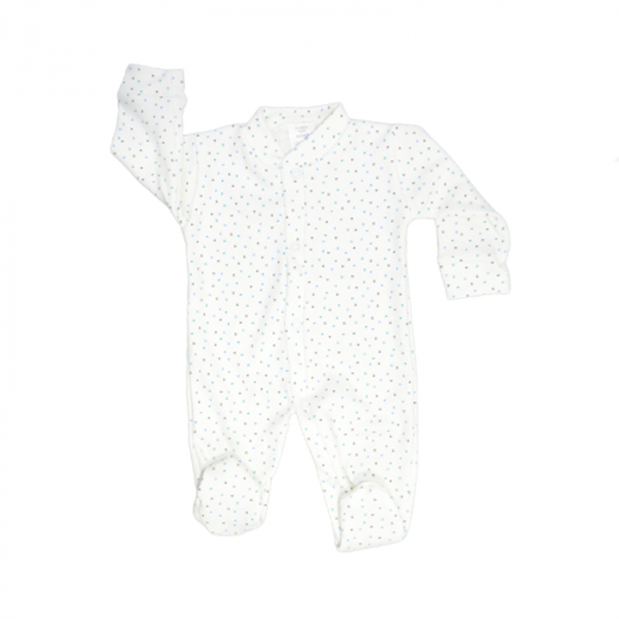 Salopeta cu maneca lunga pentru baieti Mini Junior SPFMJ-1215, Alb [1]