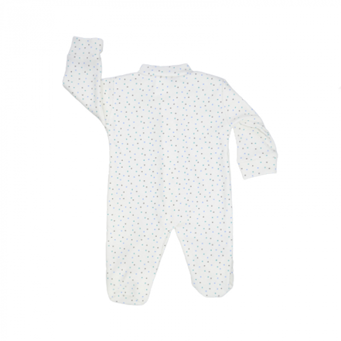 Salopeta cu maneca lunga pentru baieti Mini Junior SPFMJ-1215, Alb [2]