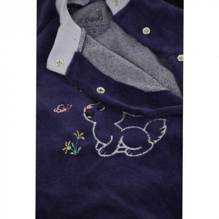 Salopeta cu maneca lunga pentru fete Pifou Model 16 SPCP-23, Mov [3]