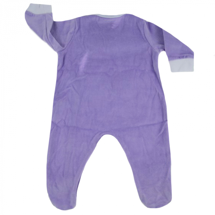 Salopeta cu maneca lunga pentru fete Pifou Model 32 M32-MO1-58-62 cm, Mov [2]