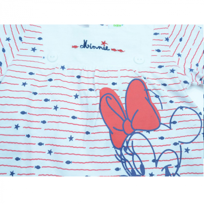 Salopeta cu maneca lunga pentru fete Sun City Minnie Mouse ER0173-62, Multicolor [2]
