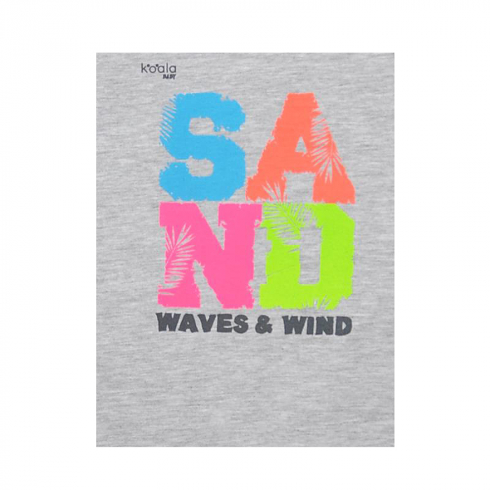 Salopeta cu maneca scurta pentru copii Koala Sand 07-715RZ-74, Gri [2]