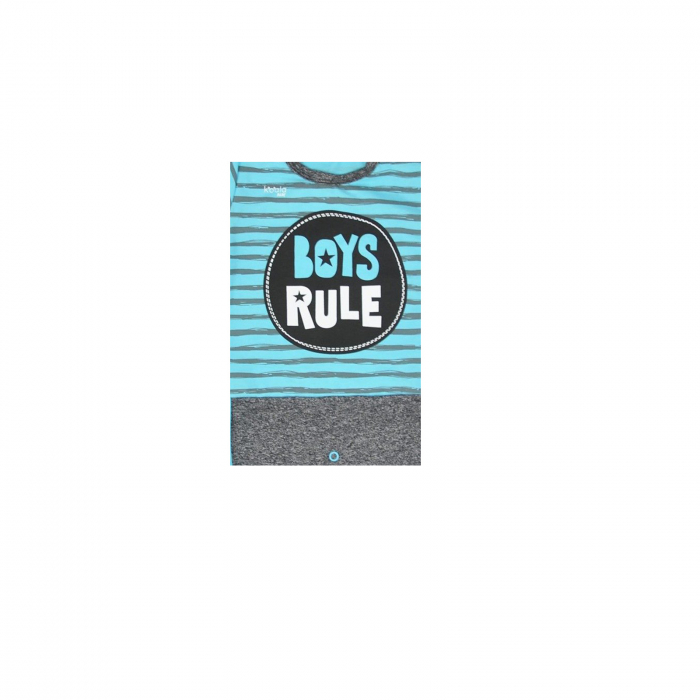 Salopeta de vara pentru baieti Koala Boys Rule 07-751_68 cm, Albastru [2]