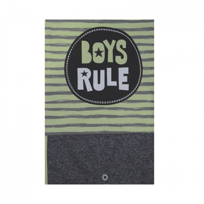 Salopeta de vara pentru baieti Koala Boys Rule 07-751V_68 cm, Verde [3]