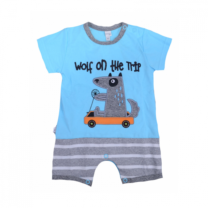 Salopeta de vara pentru baieti Koala Wolf 05-312A_62 cm, Albastru [1]