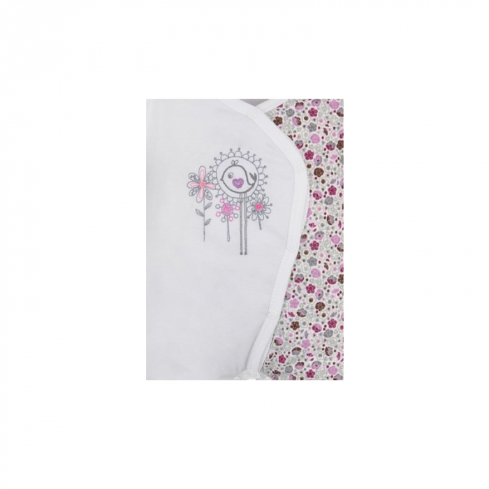 Salopeta de vara pentru fete Koala Blanka 2759A-74-cm, Alb [2]