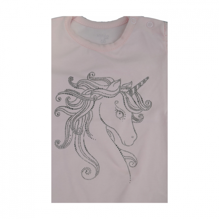 Salopeta de vara pentru fete Koala Unicorn 08-557R_62 cm, Roz [3]