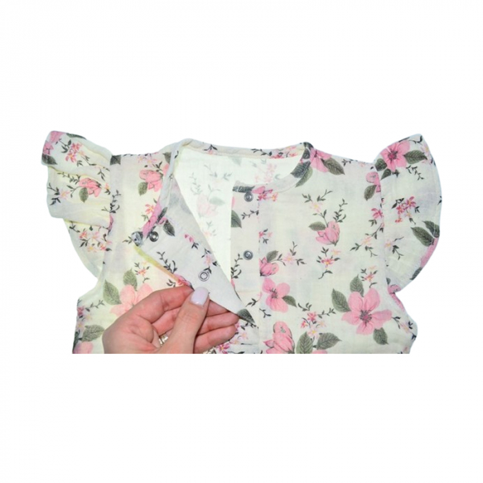 Salopeta de vara, pentru fete, Mini Junior 7214M, Multicolor [3]