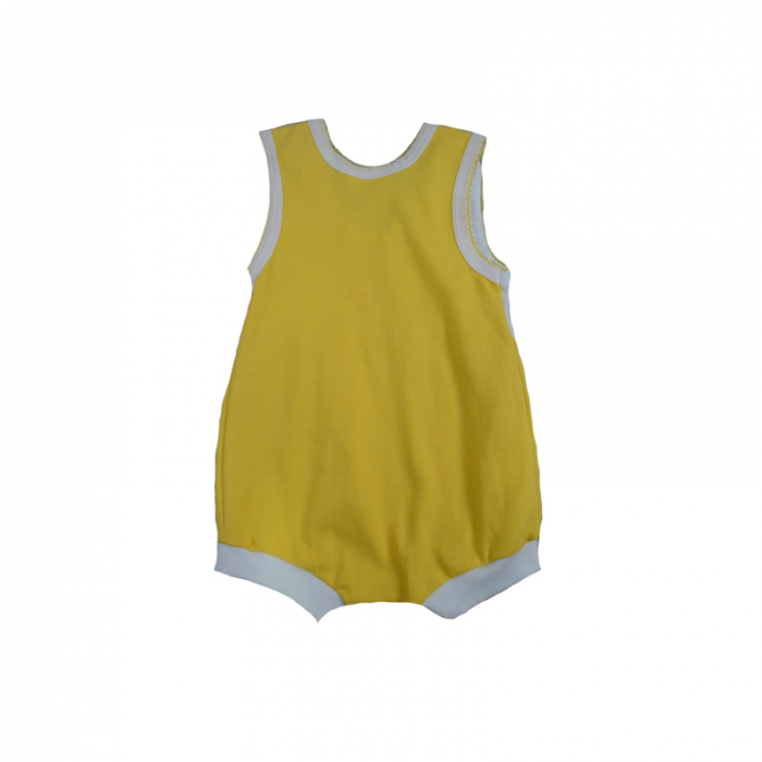 Salopeta de vara pentru fete Pifou 68-25G-68-cm, Galben [3]