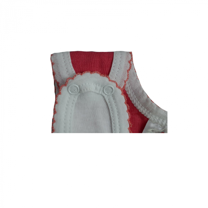 Salopeta de vara pentru fete Pifou 9001-74-cm, Coral [2]