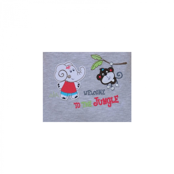 Salopeta de vara pentru fete Koala Jungle 04-087GR, Gri [2]