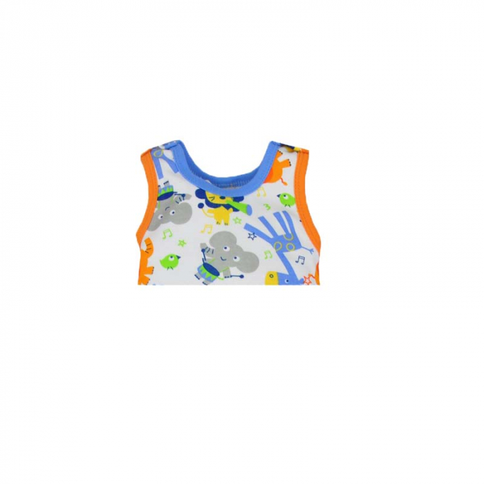 Salopeta fara maneci pentru baieti Koala Zoo 3171AL-1-68-cm, Multicolor [3]