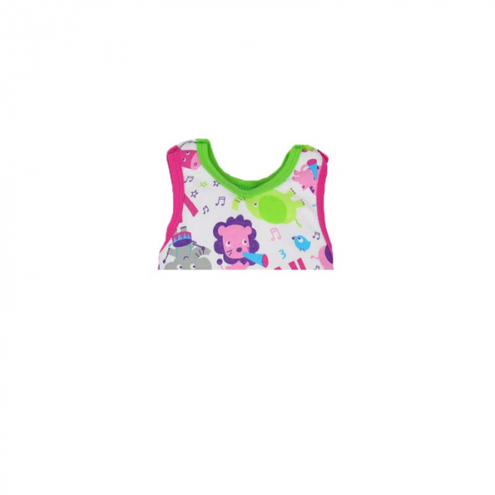 Salopeta fara maneci pentru fete Koala Zoo 3170-62-cm, Multicolor [3]
