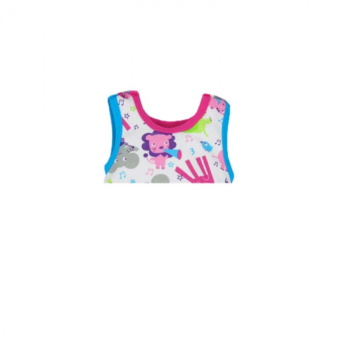 Salopeta fara maneci pentru fete Koala Zoo 3171RZ-68-cm, Multicolor [3]