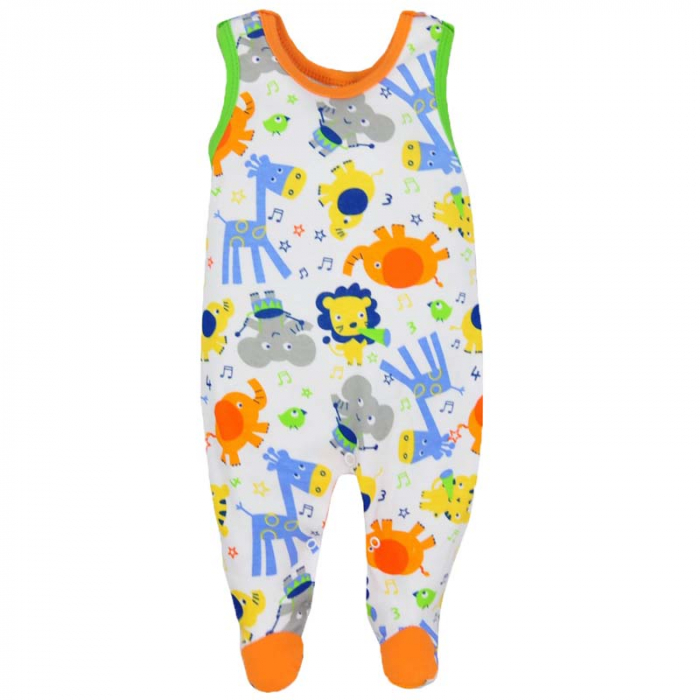 Salopeta fara maneci pentru fete Koala Zoo 3171P-68-cm, Multicolor [1]