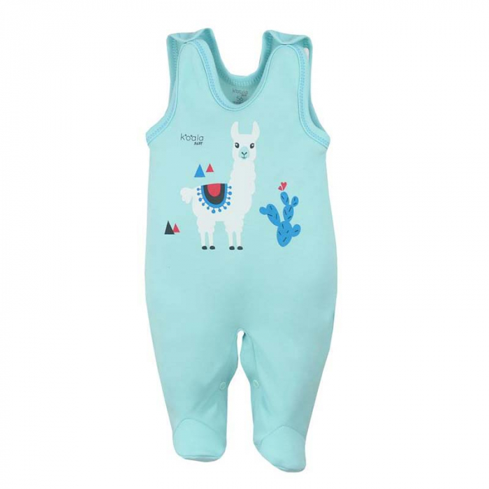 Salopeta fara maneci pentru baieti Koala Happy Baby 07-484T-62-cm, Turcoaz [1]