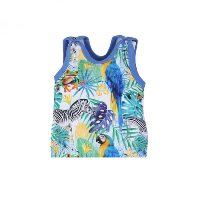 Salopeta fara maneci pentru baieti Koala Madagaskar 08-274_62 cm, Multicolor [2]