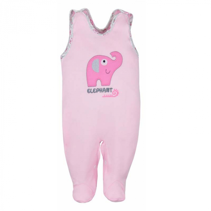 Salopeta fara maneci pentru copii Koala Dzungla 05-351-R-62-cm, Roz [1]