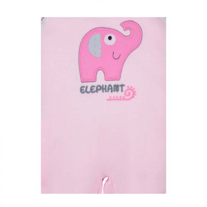 Salopeta fara maneci pentru copii Koala Dzungla 05-351-R-62-cm, Roz [3]