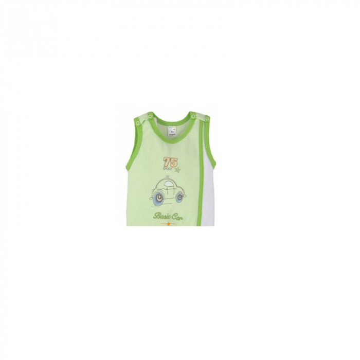 Salopeta fara maneci pentru copii Koala Maly Sportowiek B01-048V-68-cm, Verde [2]
