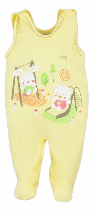 Salopeta fara maneci pentru copii Koala Zabaw 3612-GA-74, Galben [1]