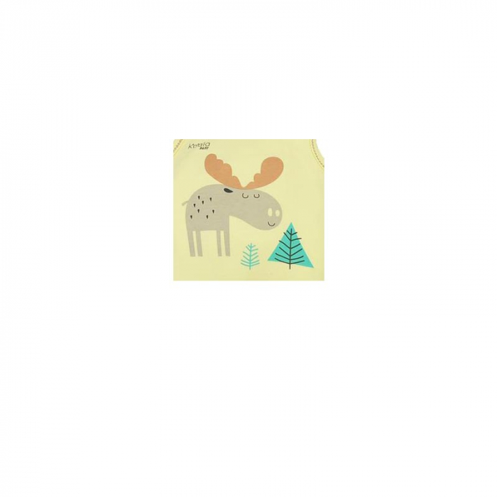 Salopeta fara maneci pentru copii Koala Happy Baby 07-489GA_74 cm, Galben [2]