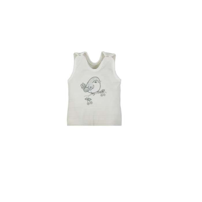Salopeta fara maneci pentru copii Koala Sikorka 08-300C_68 cm, Crem [2]