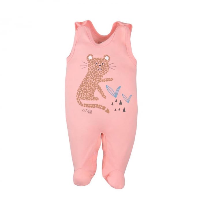 Salopeta pentru fete Koala Farma 08-138C-62-cm, Coral [1]