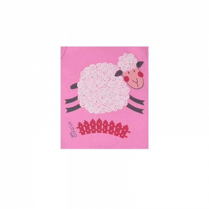 Salopeta pentru fete Koala Farma 08-138R-62-cm, Roz [2]