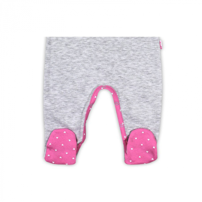 Salopeta fara maneci pentru fete Mini Junior Serduszka 12105-48-cm [2]