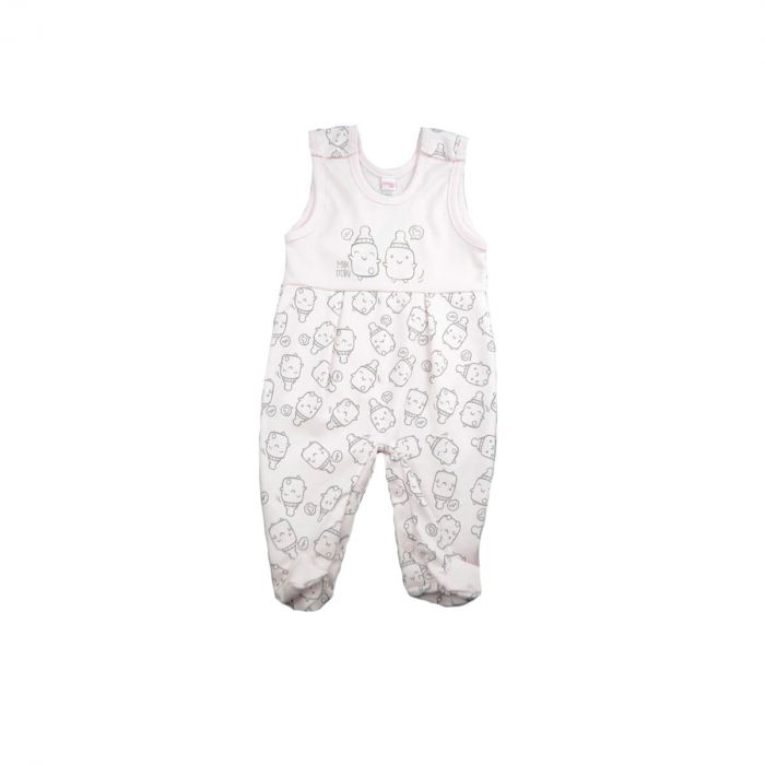 Salopeta fara maneci pentru fete Koala Butelki 06-684-68-cm, Roz [1]