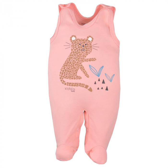 Salopeta pentru fete Koala Farma 08-138C-62-cm, Coral [1]
