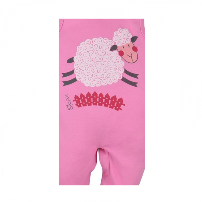 Salopeta pentru fete Koala Farma 08-138R-62-cm, Roz [2]