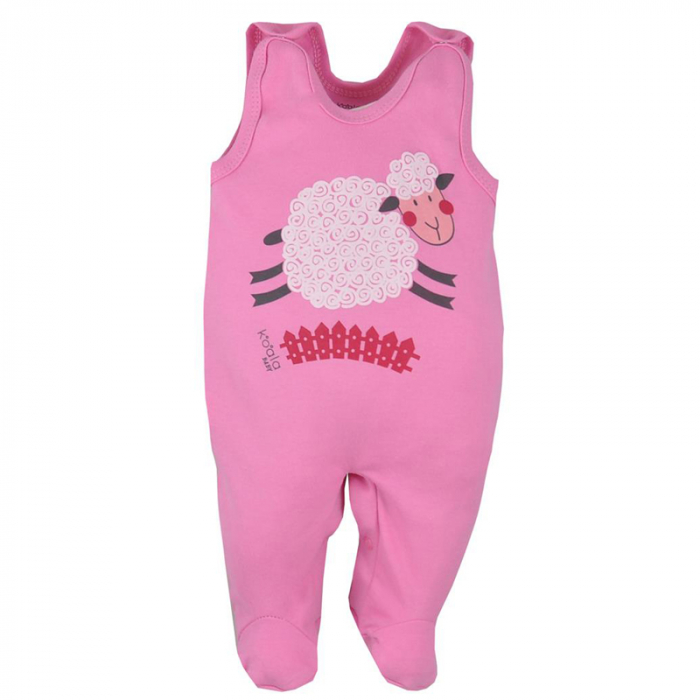 Salopeta pentru fete Koala Farma 08-138R-62-cm, Roz [1]